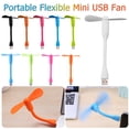 thumbnail image 2 of Mini ventilador USB flexible y flexible para banco de energía, portátil, PC, cargador de CA, ventilador de mano portátil, dispositivo de verano para ordenador, triangulación de envíos Tan Jianjun unisex, 2 of 2