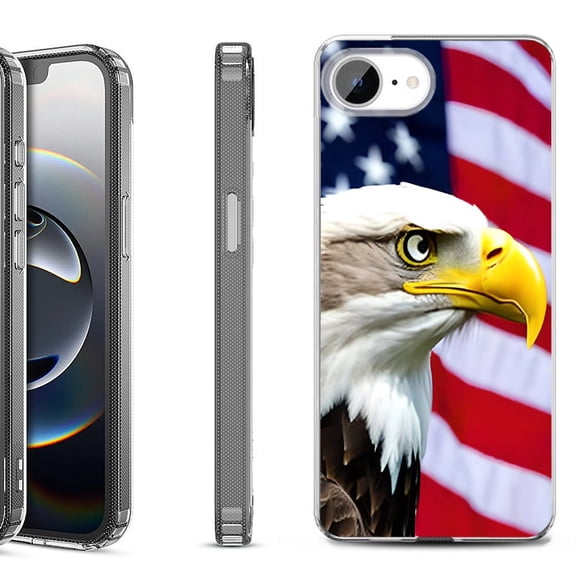 Shockproof Protective Phone Case for iPhone 16e, by OneToughShield - Eagle