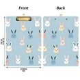 thumbnail image 5 of FORMRS Acrylic Clipboard with Low Profile Clip Standard A4 Letter Size, 12.5" x 9", Blue Rabbits, 5 of 8