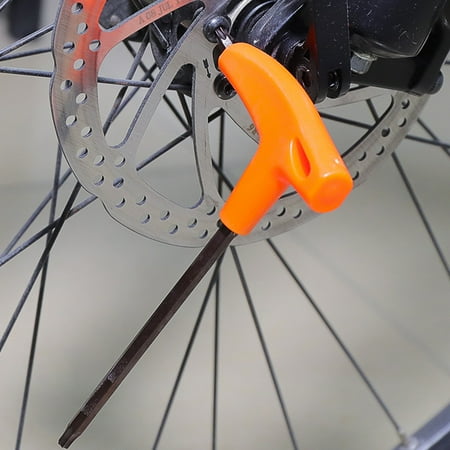 

Xewsqmlo Portable T25 Bicycle Torx Wrench TPR Anti-skid Handle for Road Or Mountain Bikes
