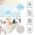 thumbnail image 3 of Yayeee Bath Rugs for Bathroom Floor Set of 2 Non Slip Fluffy Soft Absorbent Mat, Christmas Cups, 3 of 7