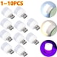 thumbnail image 2 of Mini lámpara de enchufe USB, luz nocturna, carga de energía móvil, lámparas pequeñas para libros, LED, protección ocular, iluminación de escritorio de lectura, 1 ~ 10 piezas, 2 of 4