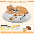 thumbnail image 4 of Floppy Fish Cat Toy, 2026 New USB Rechargeable Flopping Fish, Realistic Moving Kicker Toy with Catnip, Interactive Chew & Teething Play for All Breeds (Silver Arowana), 4 of 5