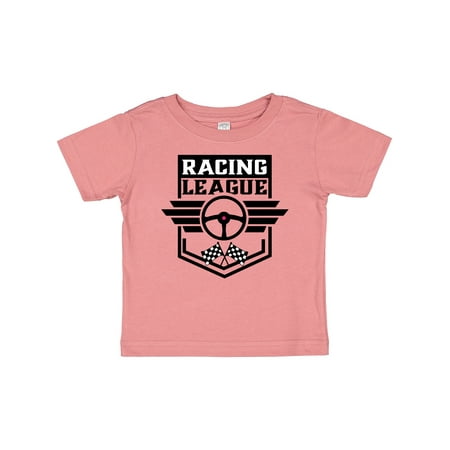

Inktastic Racing League with Race Car Wheel and Wings Gift Baby Boy or Baby Girl T-Shirt