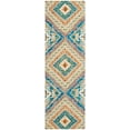 thumbnail image 2 of Nourison Vivid Geometric Ivory 2'3" x 7'6" Area Rug, (2x8), 2 of 6