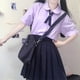thumbnail image 3 of Faldas plisadas Prolriy para mujer, falda de moda para mujer, falda plisada sólida para la escuela, falda académica, falda escolar sexy, faldas para mujer, azul marino XL, 3 of 8
