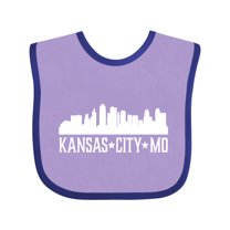 Inktastic Kansas City Missouri Skyline MO Cities Boys or Girls Baby Bib