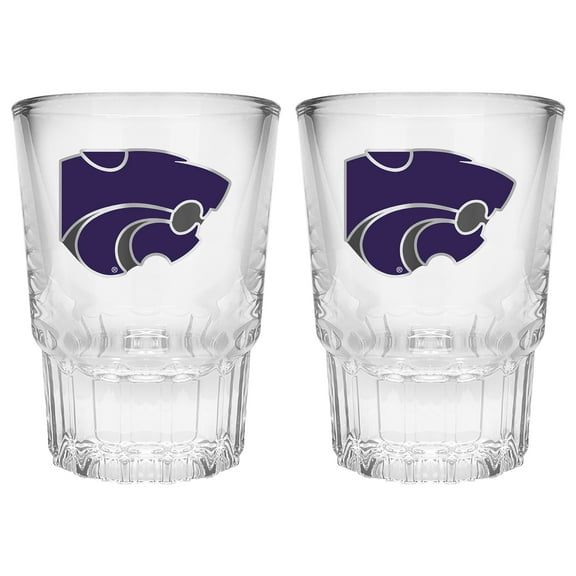Kansas State Wildcats 2-Piece Prism Shot Glass Set