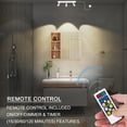 thumbnail image 4 of LUXSWAY LED Track Light Plug in Spotlight with Remote and 3 Adjustable Light Heads, Dimmable Under Cabinet Track Lighting for Indoor Artwork, Picture, Closet, Cabinet, 4 of 4