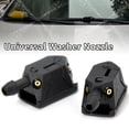 thumbnail image 2 of POPLIS Universal Car Windscreen Washer Wiper Water Spray Jets Nozzles Mounted Onto 8mm 9mm Arm Adjusted 4 Way, 2 of 6