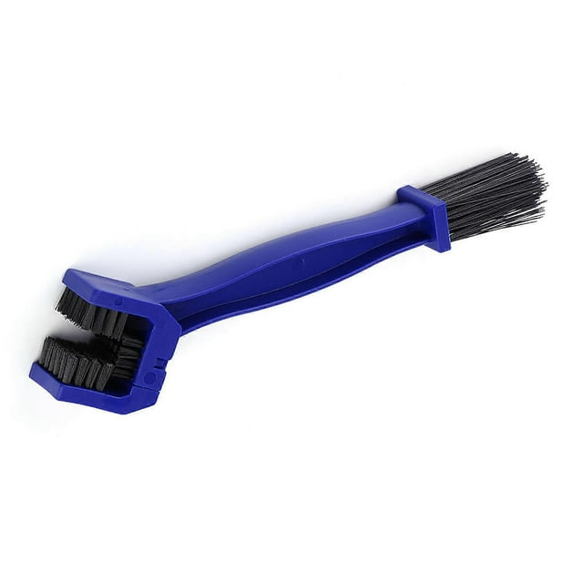 Motorcycle and Bicycle Chain Cleaning Brush, Cleaning Tool for Removing Brake Dirt, Blue