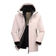 thumbnail image 4 of Unir Detachable Lined Winter Jacket for Women, Hooded Full Zip, Windproof Water-Resistant Outdoor Hiking Coat, 1 Piece, S-XXXL, Plus Size Friendly, 4 of 4