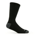 thumbnail image 4 of Fruit of the Loom Men's Dual Defense Crew Socks, Black, Size 12-15 (6-pack), 4 of 15