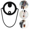 thumbnail image 6 of Troglfold Beverage Cup Holder 2pcs Tumbler Carrier with Shoulder Strap - Reusable Drink Holder (Black),6.69"X4.72"X0.39", 6 of 11