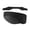 A, variant on Leeye Swim Headband with Ear Guards, Waterproof Silicone Swimming Headband for Pool & Surfing, Adjustable Athletic Hair Band, Black-L