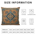 thumbnail image 5 of Wuche Southwest Canyons Diamond Throw Pillow Cover Tribal Pattern Vintage Zigzag Retro Marble Modern Geometric Grain Pillow Case Decorative Men Women Boy Girl Multiple specifications, 5 of 5