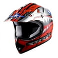 thumbnail image 3 of WOW Youth Kids BMX MX ATV Dirt Bike Motocross Helmet BOYCLS Shark Red, 3 of 5