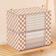 thumbnail image 4 of Ganfancp Cesta de Almacenaje Naranja y Blanca Ventana Visual Cesta de Almacenaje Armario Cesta de Almacenaje Cesta de Almacenaje Ofertas Flash 1 X Bolsa de Almacenamiento, 4 of 7