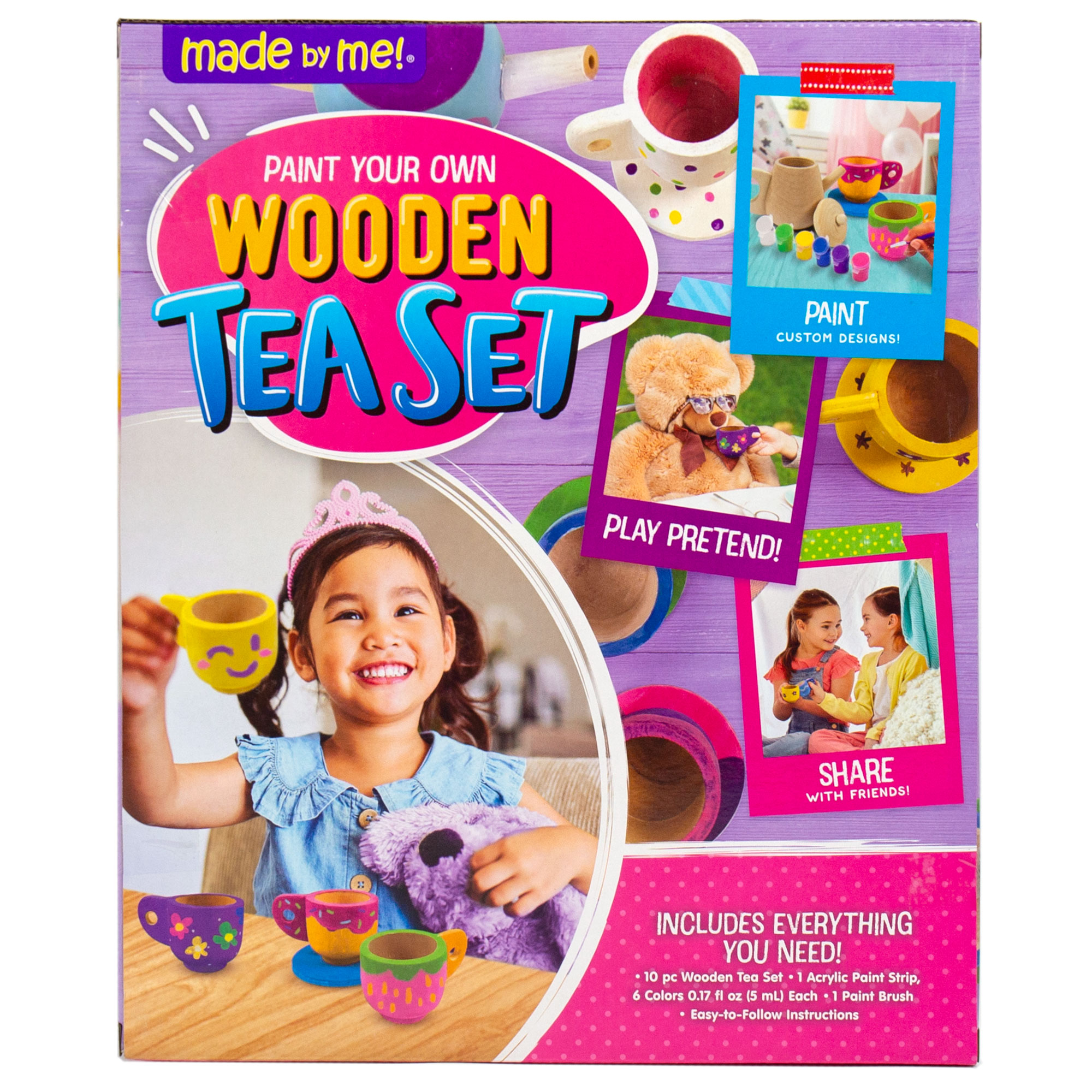 Made By Me Paint Your Own Wooden Tea Set photo 6