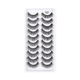 thumbnail image 1 of Pestañas, paquete múltiple, pestañas postizas de visón, volumen, finas, pares, estilo 8D, pestañas postizas, ojos de visón, 10 pares de pestañas, paquete de pestañas dramáticas, 1 of 7