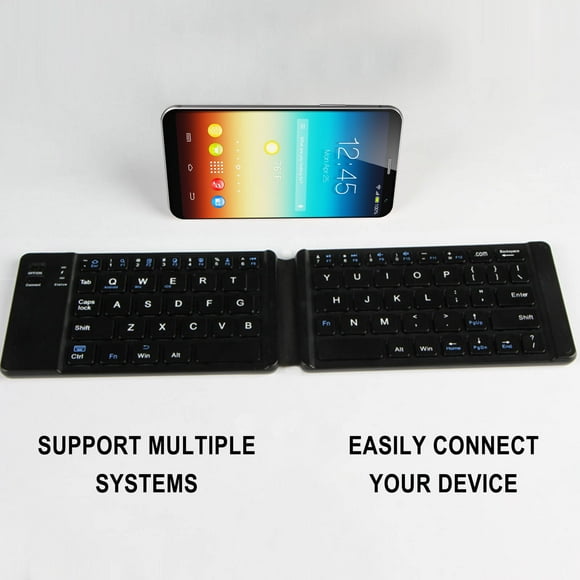 EGNMCR Two-fold Wireless Bluetooth Keyboard For Mobile Phones And Tablets The keyboard
