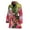 83, variant on Boho Paisley Flower Pattern Women Bathrobe One Size Univeral Fits, Floral Fashion Lightweight Plush Fleece Long Robe For Women