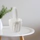 thumbnail image 3 of Cesta De Almacenamiento De Flores Accesorios De Favor Blanco Para Decoración Del Hogar, 3 of 7