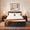 Gray, variant on Ovios Twin Size All-in-One Floor Bed in a Box, 16.7" Upholstered Compressed Foam with Headboard, No Assembly Required, Pink