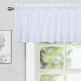 thumbnail image 4 of Waffle Pattern Embossed Textured Tier Curtain, 2 Pcs Rod Pocket Waterproof Small Curtain, 4 of 7