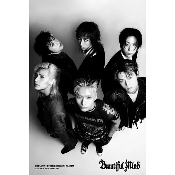 Xdinary Heroes Beautiful Mind Concept Photos Kpop Poster Bedroom Decor Sports Landscape Office Room Decor Poster