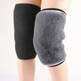 thumbnail image 2 of Thicken Fleece Lined Knee Warmers - Cashmere Knee Joint Brace Support Pads Wool Warm Thermal Winter Warmer Supplies Knee Sleeves for Arthritic Knees, 2 of 8