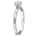 thumbnail image 3 of Created Forever Women's 1/2 CT Lab Created Diamond 14K White Gold Solitaire Engagement Ring (H-I, SI-I1), 3 of 9