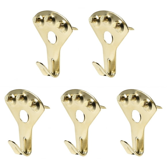 Colgadores de cuadros, Kit de ganchos para colgar marcos de fotos con clavos, Sostiene 75 lbs, 5 pcs