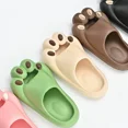 thumbnail image 2 of women slippers shoes for women Cat's paw Home Slippers Cloud Cute cartoon Kawaii Summer Soft Non Slip Flip Men Male Ladies Funny, 2 of 5