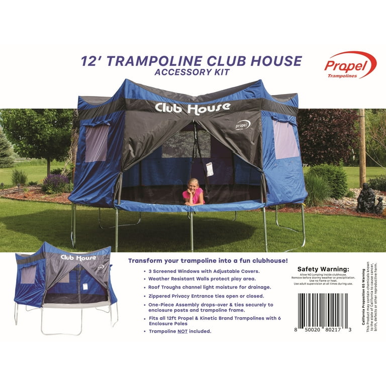 Clubhouse trampoline tent hot sale
