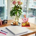 thumbnail image 4 of Arm Waving Fortune Cat, Solar Powered Waving Cat Cartoon Style Plastic Energy Saving Vibrant Colors  for Home Large, 4 of 7