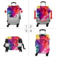 thumbnail image 5 of DODAMOUR Luggage Covers for Suitcase Tsa Approved, Travel Suitcase Cover Protector Fits 22-25 Inch Luggage, Washable Baggage Covers (M, Colorful Geometry), 5 of 6