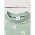 thumbnail image 5 of WESIDOM Toddler Girls Infant Cute Clothes Summer Floral Print Shirt Shorts Headband 3pcs 6M-5T Set, 5 of 9