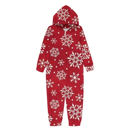 

SUWHWEA Christmas Gifts Pajamas Christmas Baby Kids Child Printed Top+Pants Family Matching Pajamas Set on Clearance