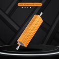 thumbnail image 2 of Gold Aluminum Clad Power Resistor Resistance 100W, 10 Ohm 10R, 2 of 7