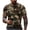 Dark Green, variant on Men’s Short Sleeve Crew Neck T Shirt with Camouflage Print Comfortable Regular Fit Casual Style for Everyday Wear Army Green L