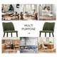 thumbnail image 4 of Sillas de comedor COLAMY, 6 unidades, modernas, de piel sintética, color verde, 4 of 4