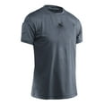 thumbnail image 4 of Men's Swim Shirt Short Sleeve UPF 50+ Sun Protection SPF UV Moisture Wicking Lightweight Quick Dry Rash Guard, 4 of 5
