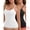 1 White 1 Black, variant on DARING DIVA Women's Padded Tank Top Round Neck Casual Camisole 3XL 1 Black 1 Apricot 1 Pink