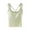 Green, variant on Posijego Women's Plus Size Tank Tops Blackless Sleeveless Shirts Basic Undershirts with Built-In Bra Padded