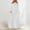 F-733White, variant on ZHOGXU Women's Casual Dress Long Sleeve Round Neck Solid Color Comfortable Relaxed Fit Stretchy Dresses For Daily Wear Home Beach,Army Green,L
