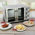 thumbnail image 2 of MegaChef 25 Quart French Door Multi-Function Electric Toaster Oven with Rotisserie Set, 2 of 9