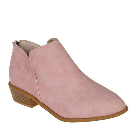

Solid Casual Ankle Booties Comfortable without Grinding Feet Suitable for Going Beach Side Wear Pink 40