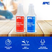 SRC Epox-It Deep Pour Epoxy Casting Resin Kit, 32 Oz Crystal Clear Epoxy Resin, 1:1 Mix Ratio, Up to 2” Deep, for Casting Art, River Tables, Live Edge Wood, Bar Top, Tabletop