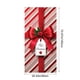 thumbnail image 3 of Adornos navideños, regalos navideños, cortina navideña de 35 x 71 pulgadas, decoración navideña para puerta y pared, festival, fiesta, poliéster., 3 of 9